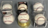 Autographed Baseballs Lot incl Jim Palmer