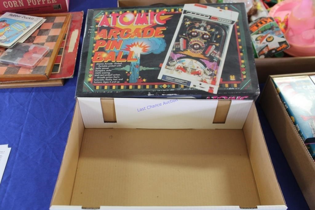 Vintage Atomic Arcade Pinball BOX ONLY