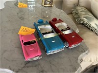 3 Thunderbird Toy Cars