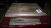 Wood box w removable top