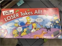 2001 The Simpsons loser takes all board game