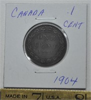 1904 Canada 1 cent coin