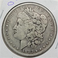 1882 O MORGAN SILVER DOLLAR