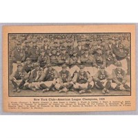 1926 Ny Yankees Team Photo Ruth/gehrig