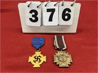 (2) German Service Medals