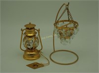 24k Gold Plated Austrian Crystal Bucket & Lantern