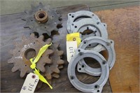 Motor Mounting Plates, Flat Chain Drive Sprockets