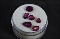 3.85 Ct. Cut Ruby Gemstones