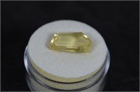 4.15 Ct. Cut Yellow Quartz Gemstone