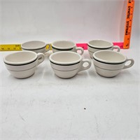 Buffalo China Coffee Cups (6)