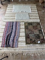 Lot of Assorted Rugs, Longest is 94"L