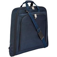 Amazon Basics Garment Bag  Navy Blue 40-Inch
