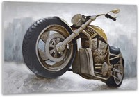 Motorcycle Heavy Metal Rock - Oil Painting