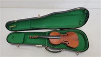 Unmarked violin with case