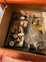 Vintage Dresser Drawer Sewing Items