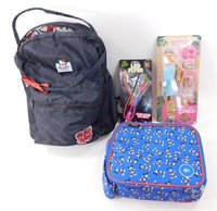 * Hello Kitty Backpack, Barbie, & Mickey Lunch