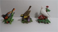 Lenox Porcelain Handcrafted Bird Figures (3)