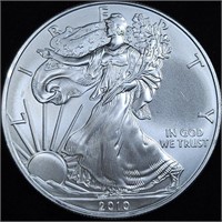 2010 1 oz American Silver Eagle Bullion Coin - Gem