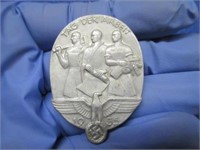 1935 nazi germany metal pin "tag der arbeit" 2of2