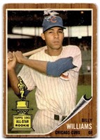 1962 Topps #288 Billy Williams HOF 2nd Card Low En