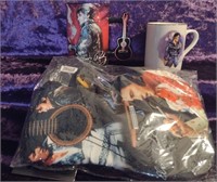 ELVIS COLLECTOR LOT of MUGS OVEN MITTS