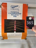 1986 US Rowing Poster 30"x20"