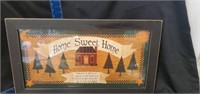 Home Sweet Home Framed Picture