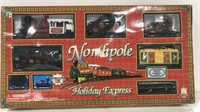 NorthPole holiday express train and tracks