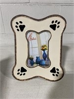 DOG BONE PICTURE FRAME 11IN X 8IN SET OF 4