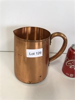 Vintage WB Solid Copper Pitcher