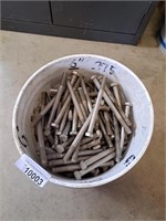 5 gallon pail of 6" bolts