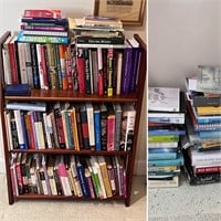 Books and bookcase book shelf