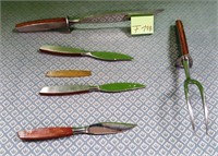 11 - CARVING SET & KNIVES (F178)