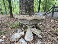 Cement Bird Bath