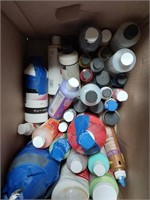 Box Lot of Various Craft Paint Items