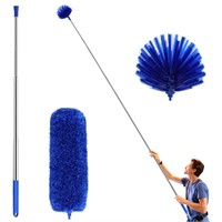 Ceiling Fan Duster with Extension Pole, Cobweb & C