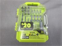 NEW Ryobi 20pc Drill & Impact Drive Set