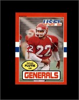 U1985 Topps USFL #80 Doug Flutie MINT