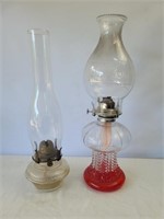 2 oil lamps