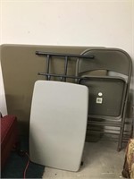 Folding Tables and Chair Bundle