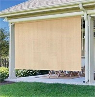 Cordless Outdoor Roller Shade Patio Roll Up Shade