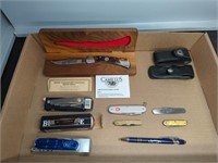 CAMILLUS, SMITH & WESSON, VICTORINOX POCKET KNIVES