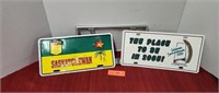 2 Saskatchewan License Plates