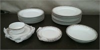 Box-25 PC. H&Co.Selb Bavaria Navarre Dishes