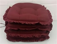 4 pc chair cushion with toes