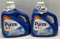 2 Bottles of Purex 4.43L Laundry Detergent - NEW