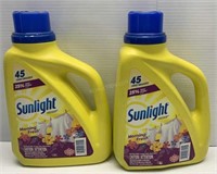2 Bottles of Sunlight 1.84L Laundry Detergent-
