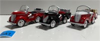 Lennox Petite Pedal Cars Set of 3 - 3 3/4”