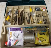 TACKLE BOX AND CONTENTS