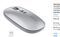 iPad Mouse, Bluetooth Wireless Mouse for iPad 10.2